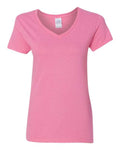 Gildan 5V00L - Women's Heavy CottonTM V-Neck T-Shirt - Azalea