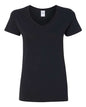 Gildan 5V00L - Women's Heavy CottonTM V-Neck T-Shirt - Black