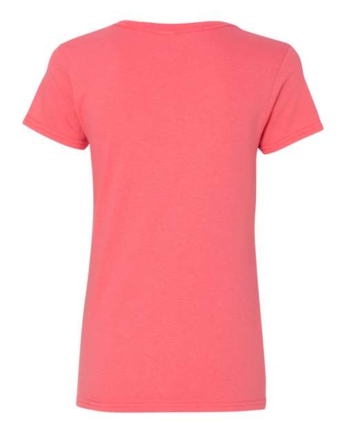 Gildan 5V00L - Women's Heavy CottonTM V-Neck T-Shirt - Coral Silk