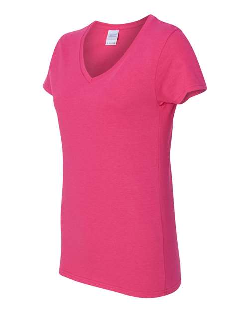 Gildan 5V00L - Women's Heavy CottonTM V-Neck T-Shirt - Heliconia