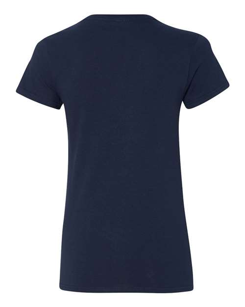 Gildan 5V00L - Women's Heavy CottonTM V-Neck T-Shirt - Navy
