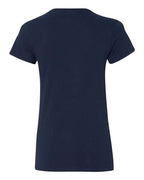 Gildan 5V00L - Women's Heavy CottonTM V-Neck T-Shirt - Navy