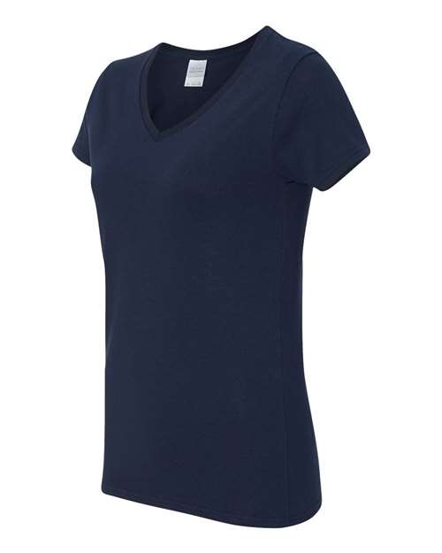 Gildan 5V00L - Women's Heavy CottonTM V-Neck T-Shirt - Navy