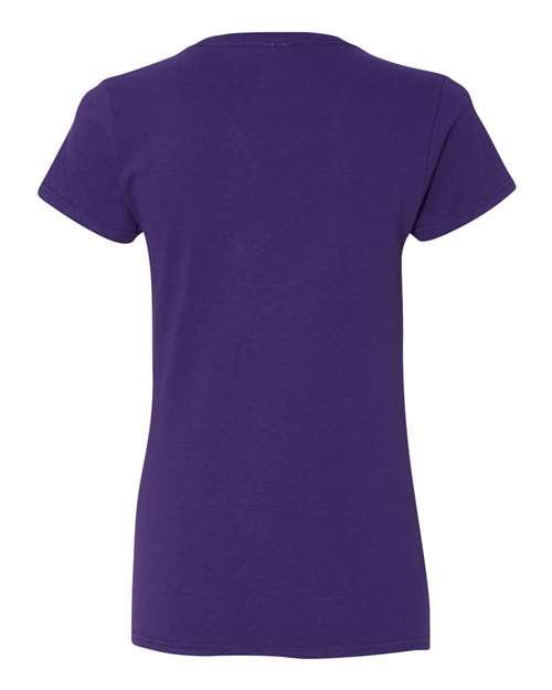 Gildan 5V00L - Women's Heavy CottonTM V-Neck T-Shirt - Purple