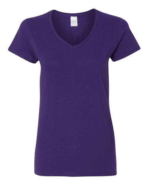 Gildan 5V00L - Women's Heavy CottonTM V-Neck T-Shirt - Purple