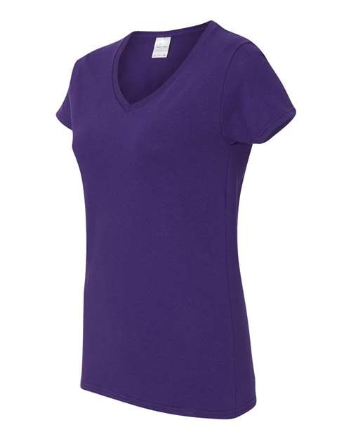 Gildan 5V00L - Women's Heavy CottonTM V-Neck T-Shirt - Purple