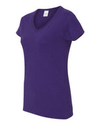Gildan 5V00L - Women's Heavy CottonTM V-Neck T-Shirt - Purple