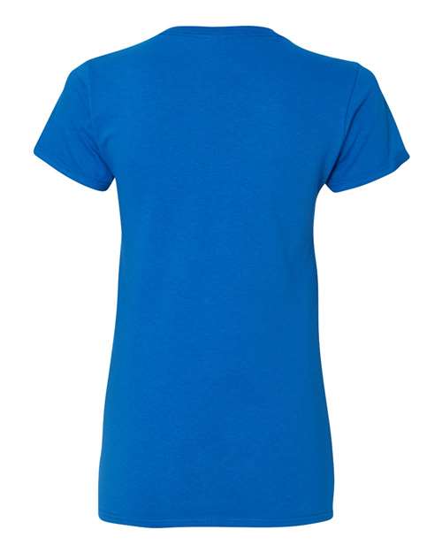 Gildan 5V00L - Women's Heavy CottonTM V-Neck T-Shirt - Royal