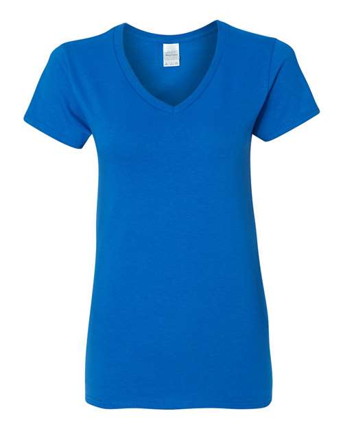 Gildan 5V00L - Women's Heavy CottonTM V-Neck T-Shirt - Royal