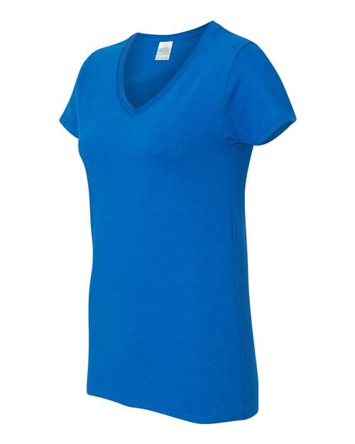 Gildan 5V00L - Women's Heavy CottonTM V-Neck T-Shirt - Royal