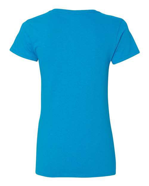 Gildan 5V00L - Women's Heavy CottonTM V-Neck T-Shirt - Sapphire
