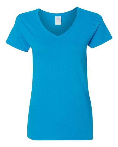 Gildan 5V00L - Women's Heavy CottonTM V-Neck T-Shirt - Sapphire