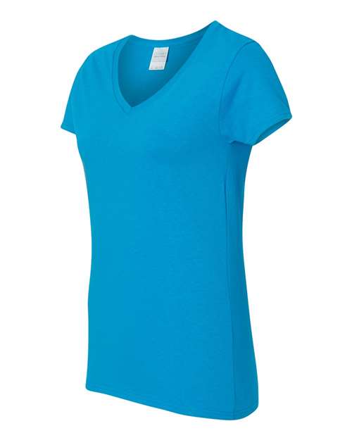 Gildan 5V00L - Women's Heavy CottonTM V-Neck T-Shirt - Sapphire