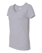 Gildan 5V00L - Women's Heavy CottonTM V-Neck T-Shirt - Sport Grey