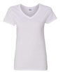Gildan 5V00L - Women's Heavy CottonTM V-Neck T-Shirt - White