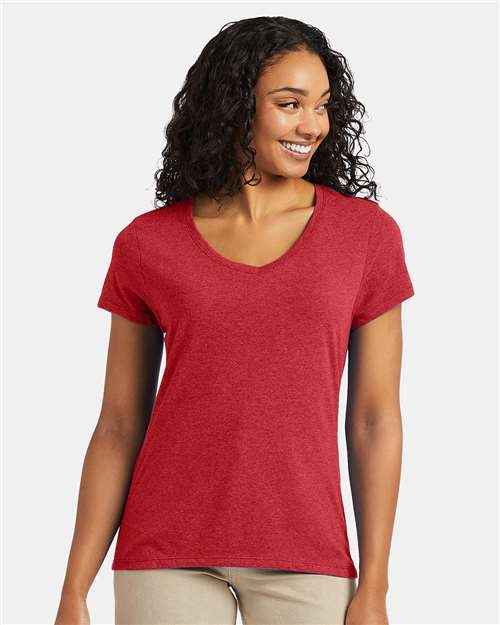 Hanes 42VT - Women's Perfect-T Triblend V-Neck T-Shirt