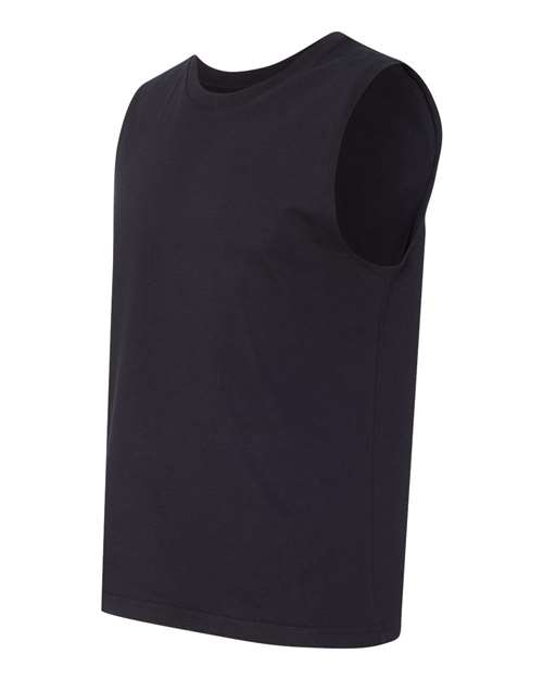 BELLA + CANVAS 3483 - Jersey Muscle Tank - Black