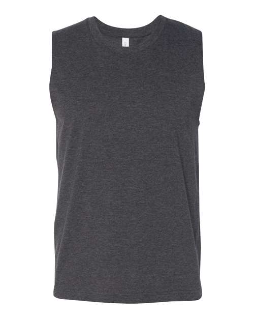 BELLA + CANVAS 3483 - Jersey Muscle Tank - Dark Grey Heather