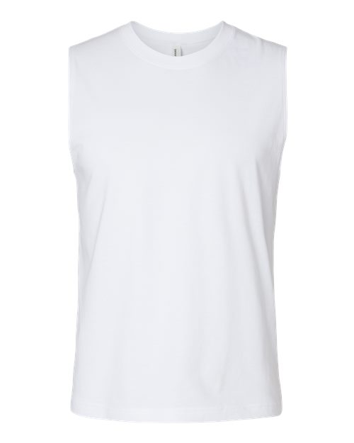 BELLA + CANVAS 3483 - Jersey Muscle Tank - White