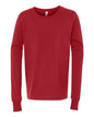BELLA + CANVAS 3501Y - Youth Jersey Long Sleeve Tee - Red