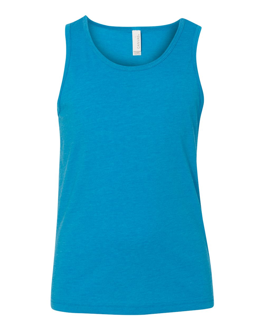 BELLA + CANVAS 3480Y — Youth Jersey Tank — Neon Blue