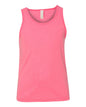 BELLA + CANVAS 3480Y — Youth Jersey Tank — Neon Pink