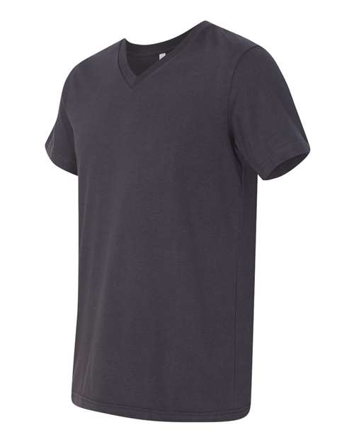 BELLA + CANVAS 3005 - Unisex Jersey V-Neck Tee - Dark Grey