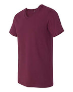 BELLA + CANVAS 3005 - Unisex Jersey V-Neck Tee - Maroon