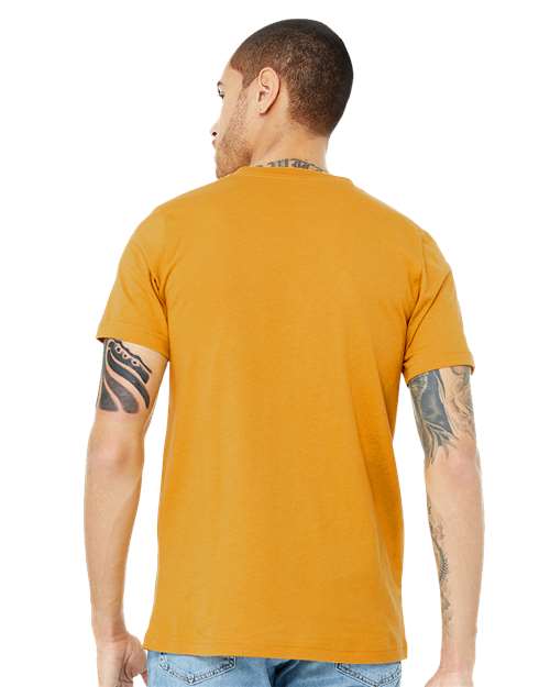 BELLA + CANVAS 3005 - Unisex Jersey V-Neck Tee - Mustard