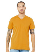 BELLA + CANVAS 3005 - Unisex Jersey V-Neck Tee - Mustard