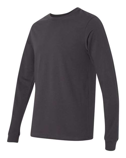 BELLA + CANVAS 3501 - Unisex Jersey Long Sleeve Tee - Dark Grey