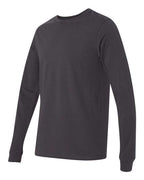 BELLA + CANVAS 3501 - Unisex Jersey Long Sleeve Tee - Dark Grey