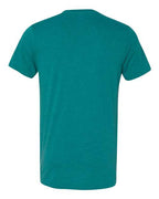 BELLA + CANVAS 3415 - Unisex Triblend V-Neck Tee - Teal Triblend