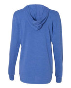 BELLA + CANVAS 3512 - Unisex Jersey Hooded Long Sleeve Tee - Heather True Royal
