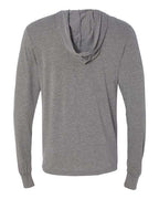 BELLA + CANVAS 3512 - Unisex Jersey Hooded Long Sleeve Tee - Grey Triblend