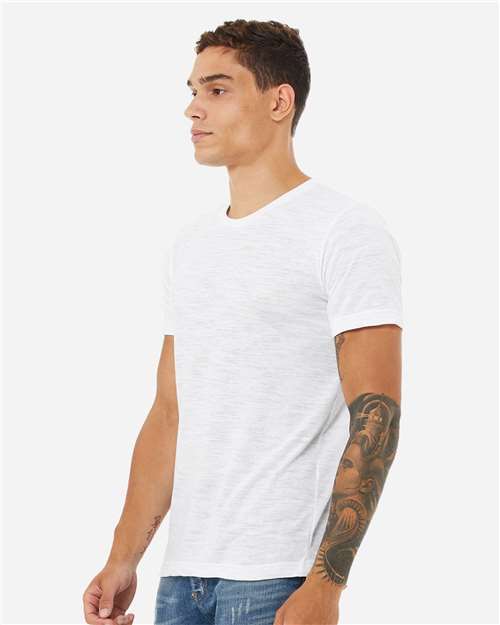 BELLA + CANVAS 3650 - Unisex Texture Tee - White Slub
