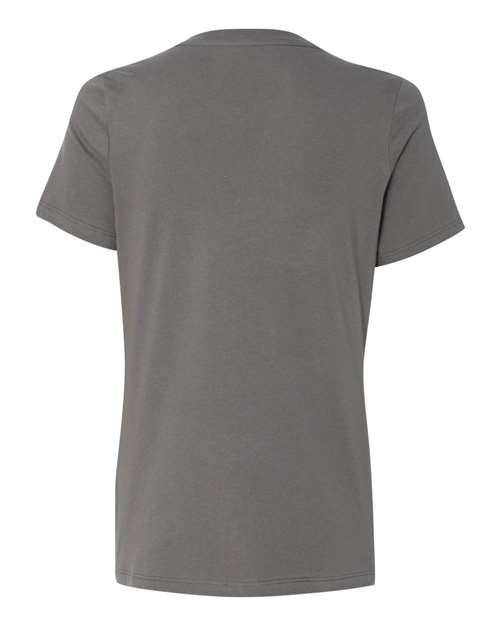 BELLA + CANVAS 6405 - Womens Relaxed Jersey V-Neck Tee - Asphalt