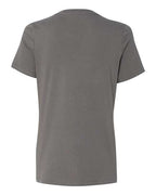 BELLA + CANVAS 6405 - Womens Relaxed Jersey V-Neck Tee - Asphalt