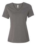 BELLA + CANVAS 6405 - Womens Relaxed Jersey V-Neck Tee - Asphalt