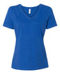 BELLA + CANVAS 6405 - Womens Relaxed Jersey V-Neck Tee - True Royal