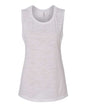 BELLA + CANVAS 8803 - Women's Flowy Scoop Muscle Tank - White Slub