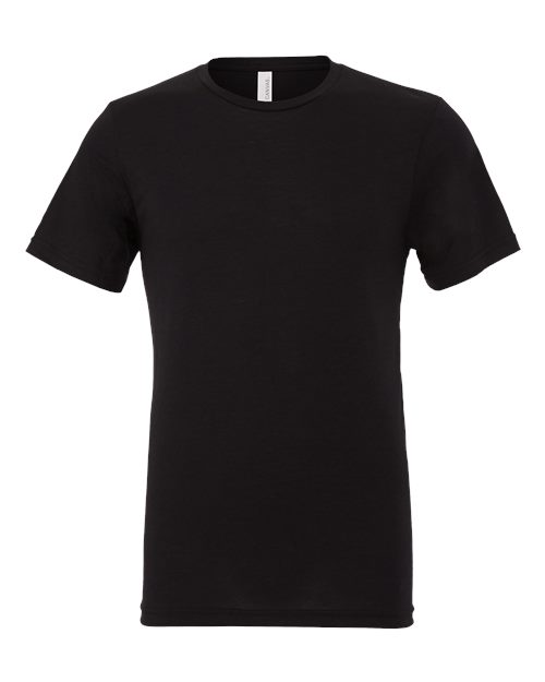 BELLA + CANVAS 3413 - Triblend Tee - Solid Black Triblend