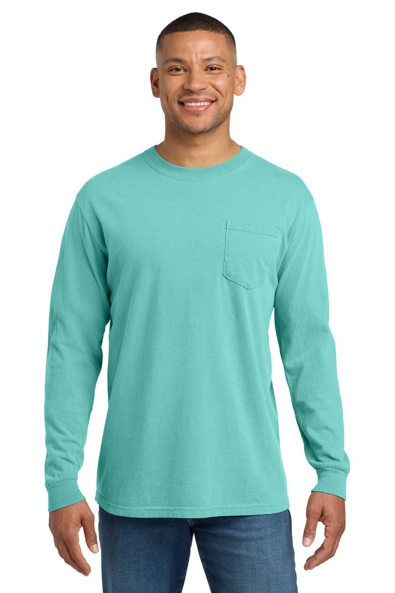 Comfort Colors 4410 - Unisex Garment-Dyed Heavyweight Long Sleeve Pocket T-Shirt Comfort Colors