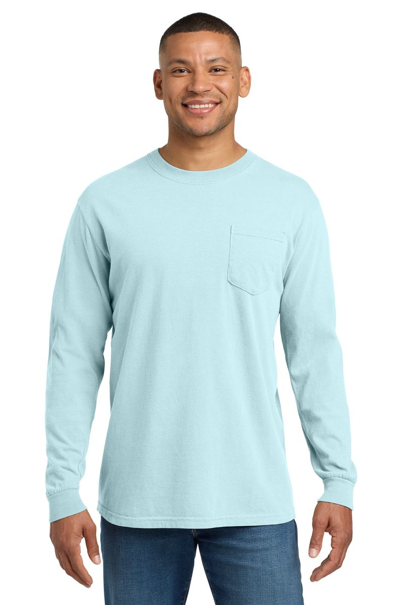 Comfort Colors 4410 - Unisex Garment-Dyed Heavyweight Long Sleeve Pocket T-Shirt Comfort Colors