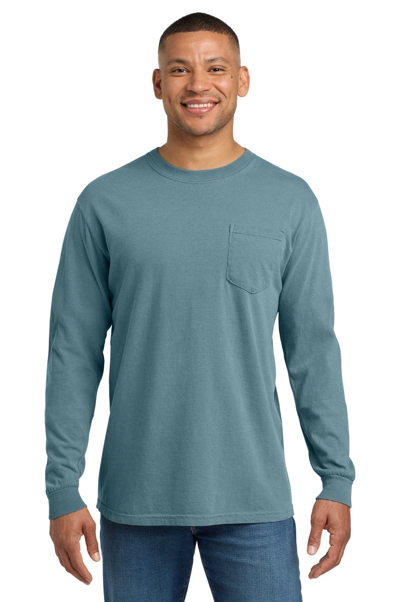 Comfort Colors 4410 - Unisex Garment-Dyed Heavyweight Long Sleeve Pocket T-Shirt Comfort Colors