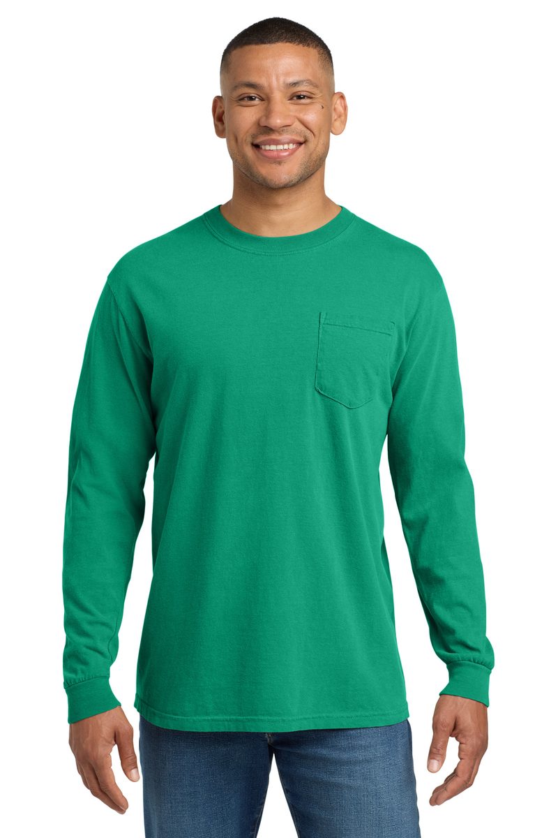 Comfort Colors 4410 - Unisex Garment-Dyed Heavyweight Long Sleeve Pocket T-Shirt Comfort Colors