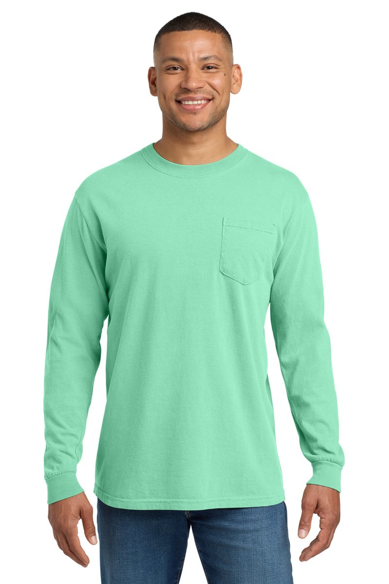 Comfort Colors 4410 - Unisex Garment-Dyed Heavyweight Long Sleeve Pocket T-Shirt Comfort Colors