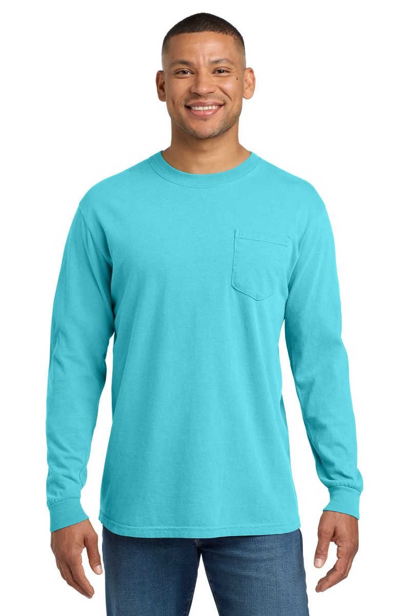 Comfort Colors 4410 - Unisex Garment-Dyed Heavyweight Long Sleeve Pocket T-Shirt Comfort Colors