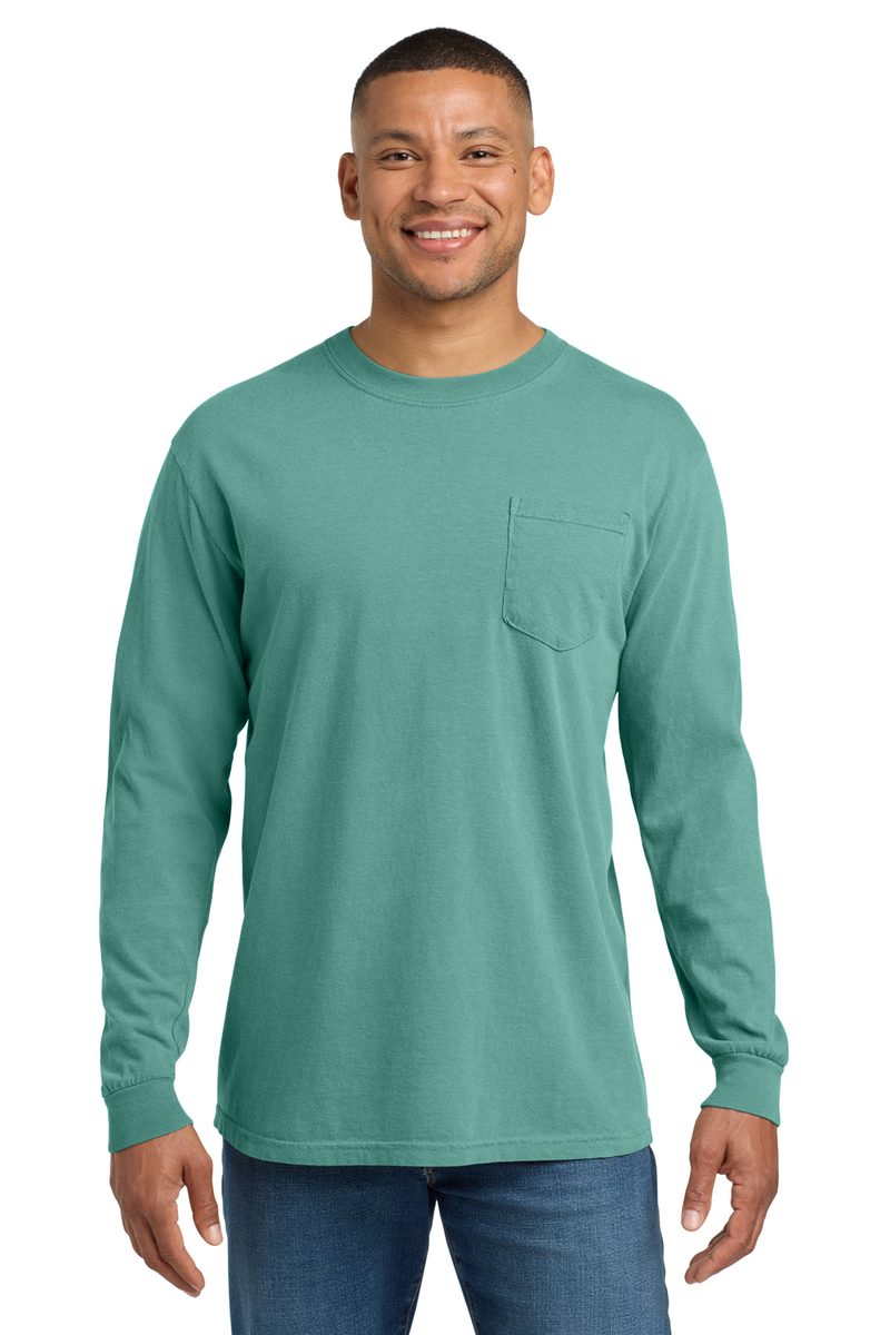 Comfort Colors 4410 - Unisex Garment-Dyed Heavyweight Long Sleeve Pocket T-Shirt Comfort Colors