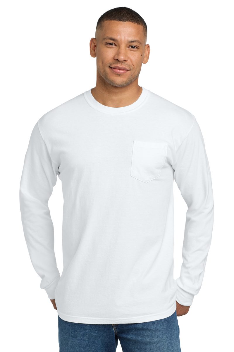 Comfort Colors 4410 - Unisex Garment-Dyed Heavyweight Long Sleeve Pocket T-Shirt Comfort Colors